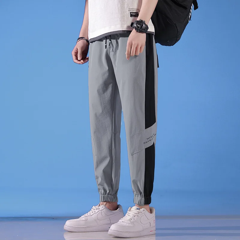 Men's Trousers Spring and Summer Trend of Waisted Nine-point Casual Pants 2021 New Casual Sports Pants Men's Street Wear Pants
Men's Trousers Spring and Summer Trend of Waisted Nine-point Casual Pants 2021 New Casual Sports Pants Men's Street Wear Pants