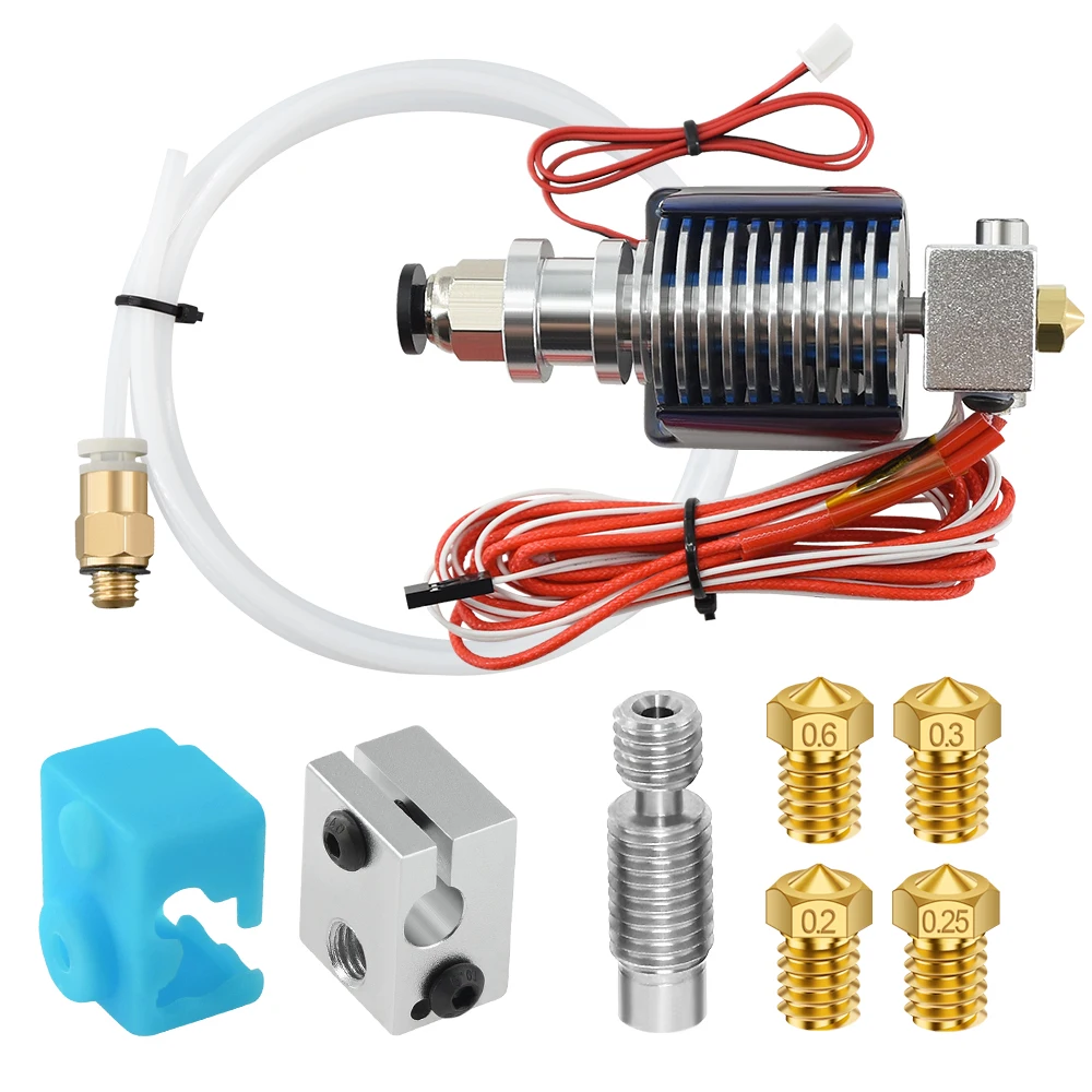 3D принтер J head Hotend с одним охлаждающим вентилятором для 1 75 мм E3D v6 bowden нить Wade