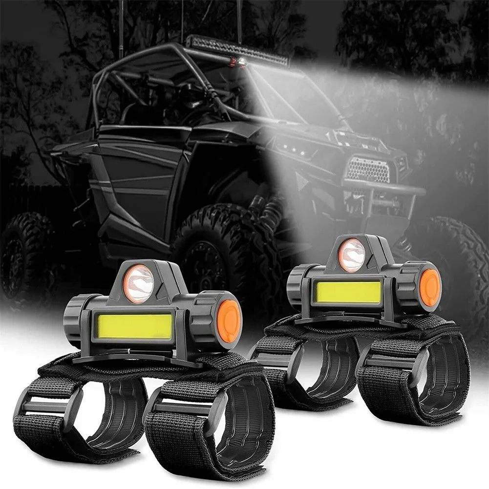 2pcs Multifunctional Strong Light LED Waterproof USB Charging Suitable For Polaris UTV ATV Roll Cage General Lighting Spot Light
2pcs Multifunctional Strong Light LED Waterproof USB Charging Suitable For Polaris UTV ATV Roll Cage General Lighting Spot Light