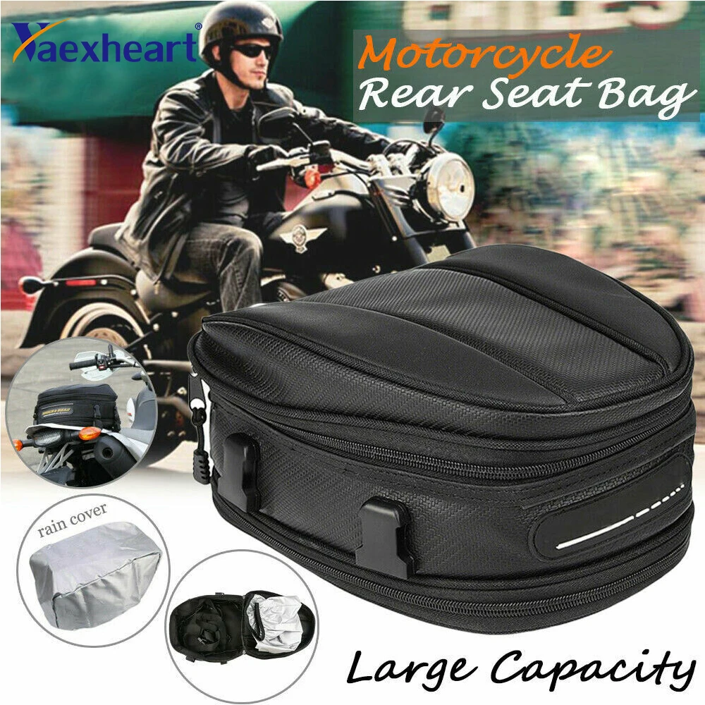 New hot boutique Motorcycle Bike rear trunk Durable Waterproof Back Seat Sports Carry Luggage Tail Bag Saddlebag
New hot boutique Motorcycle Bike rear trunk Durable Waterproof Back Seat Sports Carry Luggage Tail Bag Saddlebag