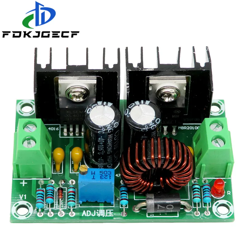 XH-M401 XL4016E1 регулятор напряжения Цифровой PWM Регулируемый DC-DC понижающий