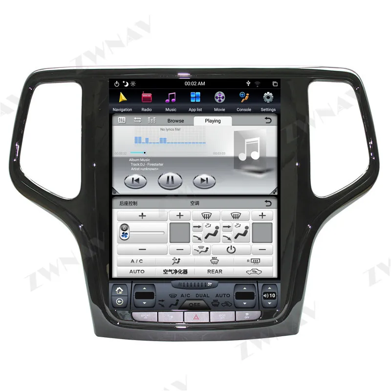 For Jeep Grand Cherokee 2014+ Vertical Screen Tesla Style 10.4" 1 Din Android 9.0 Car DVD Auto GPS Navigation Car Radio
For Jeep Grand Cherokee 2014+ Vertical Screen Tesla Style 10.4" 1 Din Android 9.0 Car DVD Auto GPS Navigation Car Radio