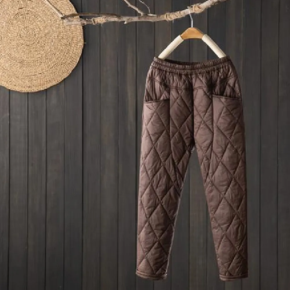 Women Winter Thick Pants Solid Warm Harem Pants Casual Mom Plaid Trousers Female Plus Size Elastic High Waist Sweatpants New
Women Winter Thick Pants Solid Warm Harem Pants Casual Mom Plaid Trousers Female Plus Size Elastic High Waist Sweatpants New