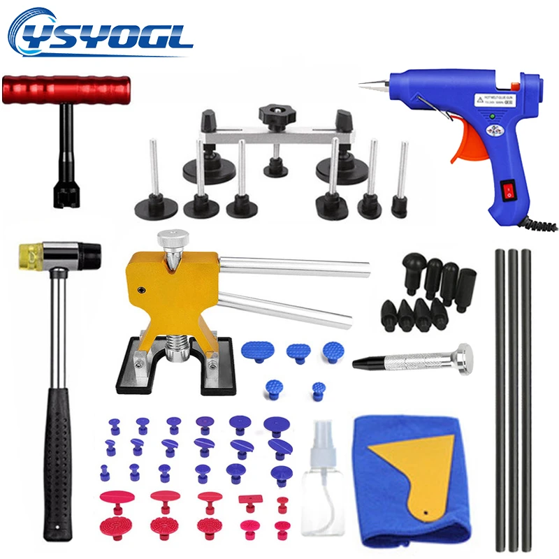 YSYOGL Auto Tools DIY Car Body Paintless Dent Repair Tool Set Dent Puller Reverse Hammer Sucker Remover Lifter for Remove Dent
YSYOGL Auto Tools DIY Car Body Paintless Dent Repair Tool Set Dent Puller Reverse Hammer Sucker Remover Lifter for Remove Dent
