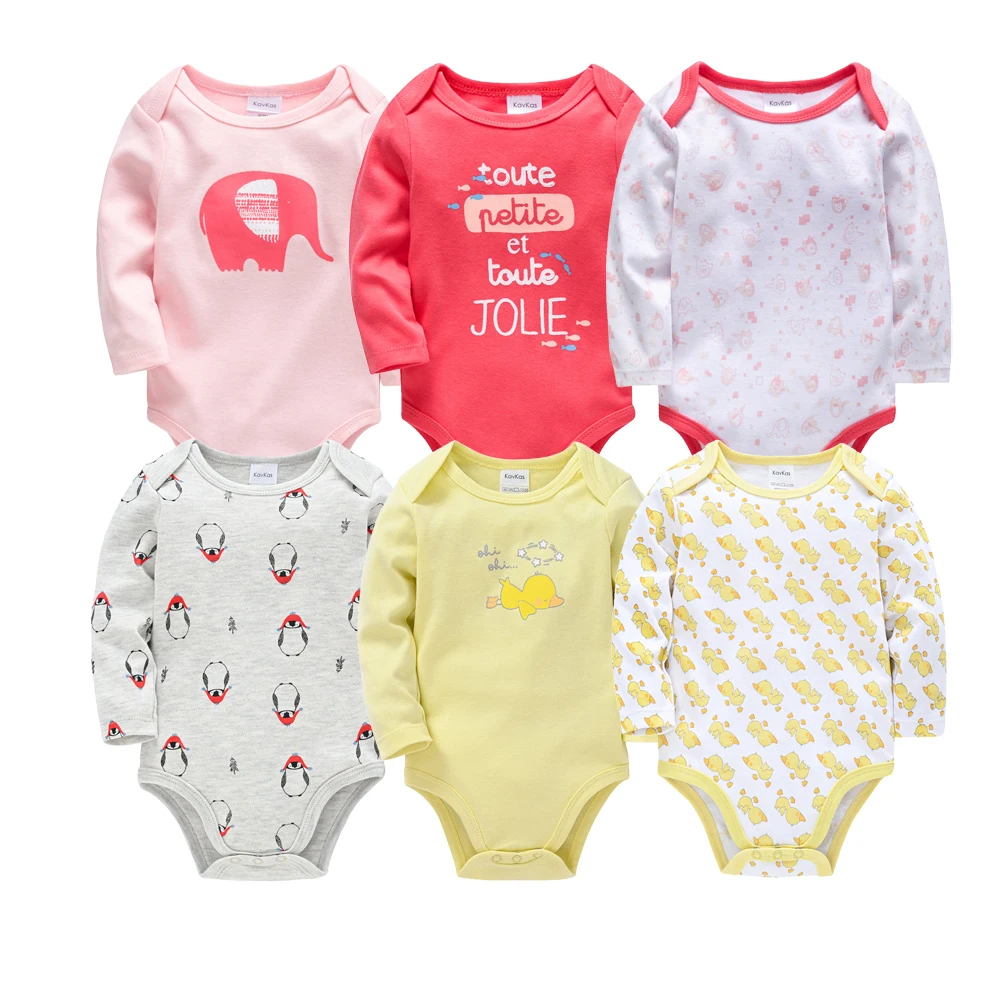 Kavkas Baby Girl Clothes Set 3 6 Pcs/lot Cotton Lover Rompers Autumn Spring Boy Jumpsuit Onesie Toddlers Clothing
Kavkas Baby Girl Clothes Set 3 6 Pcs/lot Cotton Lover Rompers Autumn Spring Boy Jumpsuit Onesie Toddlers Clothing