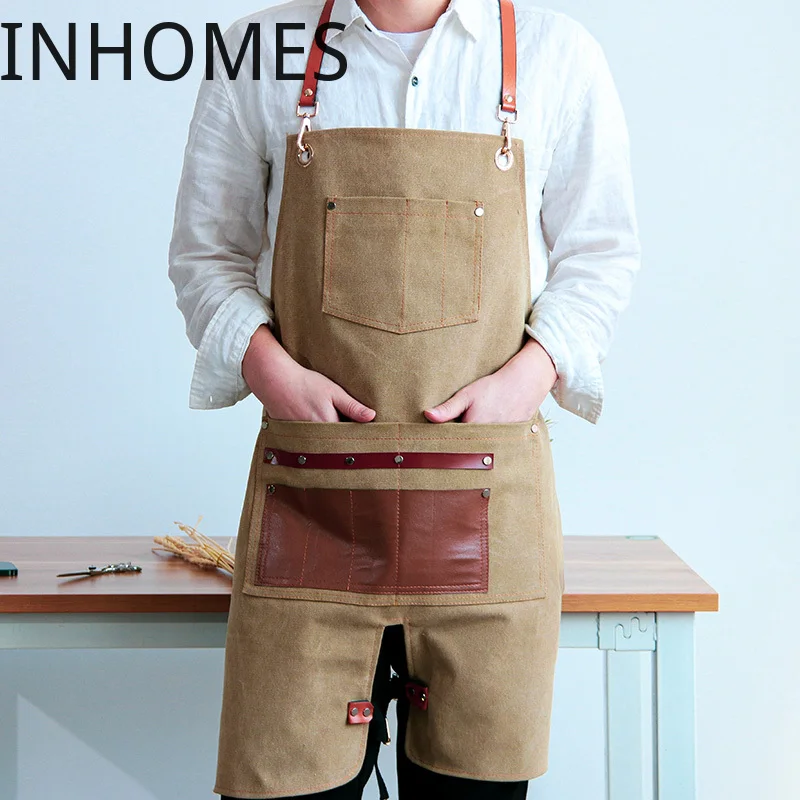 Denim Apron Custom Logo Men Women Floral Nail Haircut Milk Coffee Tea Shop Barista Restaurant Chef Work Clothes delantal cocina
Denim Apron Custom Logo Men Women Floral Nail Haircut Milk Coffee Tea Shop Barista Restaurant Chef Work Clothes delantal cocina