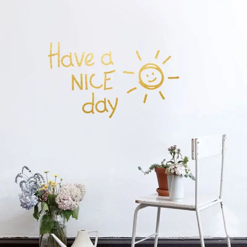 Wall Stickers Home Decor One Piece Have A Nice Day Vinyl Stickers For Bedroom Living Room Home Window Door Decoration Dropship
Wall Stickers Home Decor One Piece Have A Nice Day Vinyl Stickers For Bedroom Living Room Home Window Door Decoration Dropship