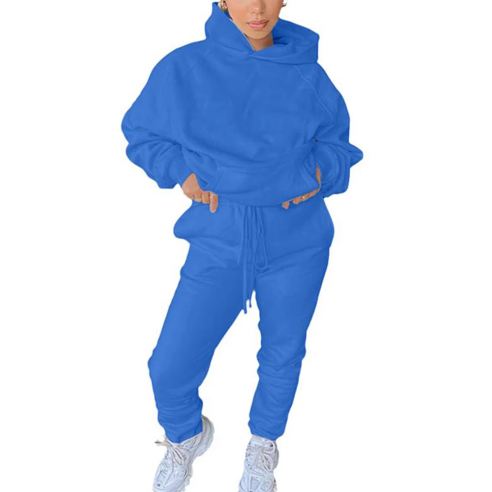 Fashion Clothes Women Sport Gym Training Sportswear Tracksuit Set Casual Long Sleeve Hooded Tops Solid Sweatshirt + Pants Outfit
Fashion Clothes Women Sport Gym Training Sportswear Tracksuit Set Casual Long Sleeve Hooded Tops Solid Sweatshirt + Pants Outfit