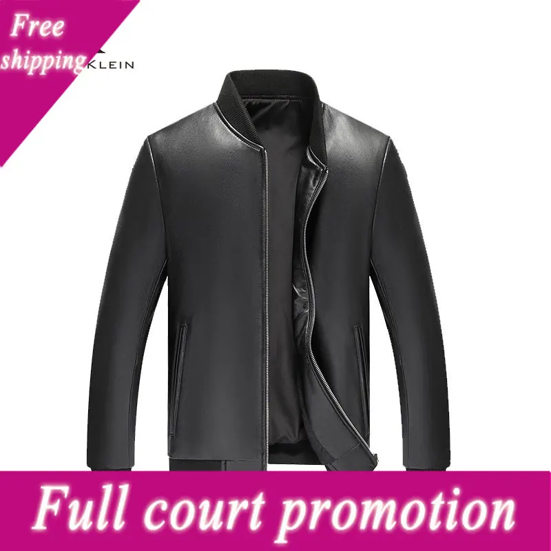 Men Genuine Leather Jacket Real Sheepskin Jackets Casual Short Black Stand Collar Pockets New Jacket for Man F1835
Men Genuine Leather Jacket Real Sheepskin Jackets Casual Short Black Stand Collar Pockets New Jacket for Man F1835