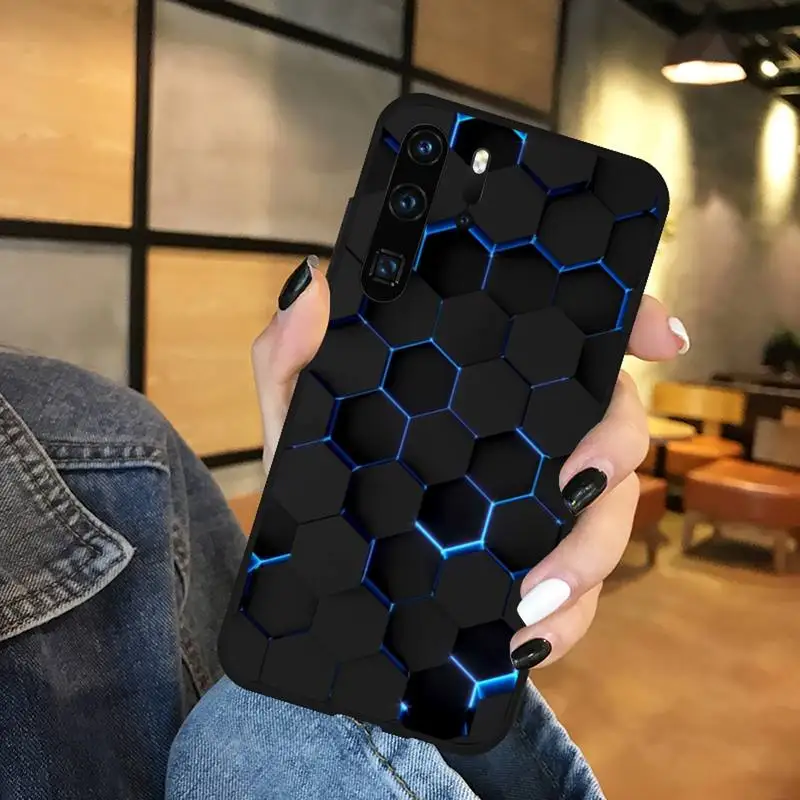 Hexagonal lattice Phone Case Funda For Huawei P9 P10 P20 P30 Lite 2016 2017 2019 plus pro P smart
Hexagonal lattice Phone Case Funda For Huawei P9 P10 P20 P30 Lite 2016 2017 2019 plus pro P smart