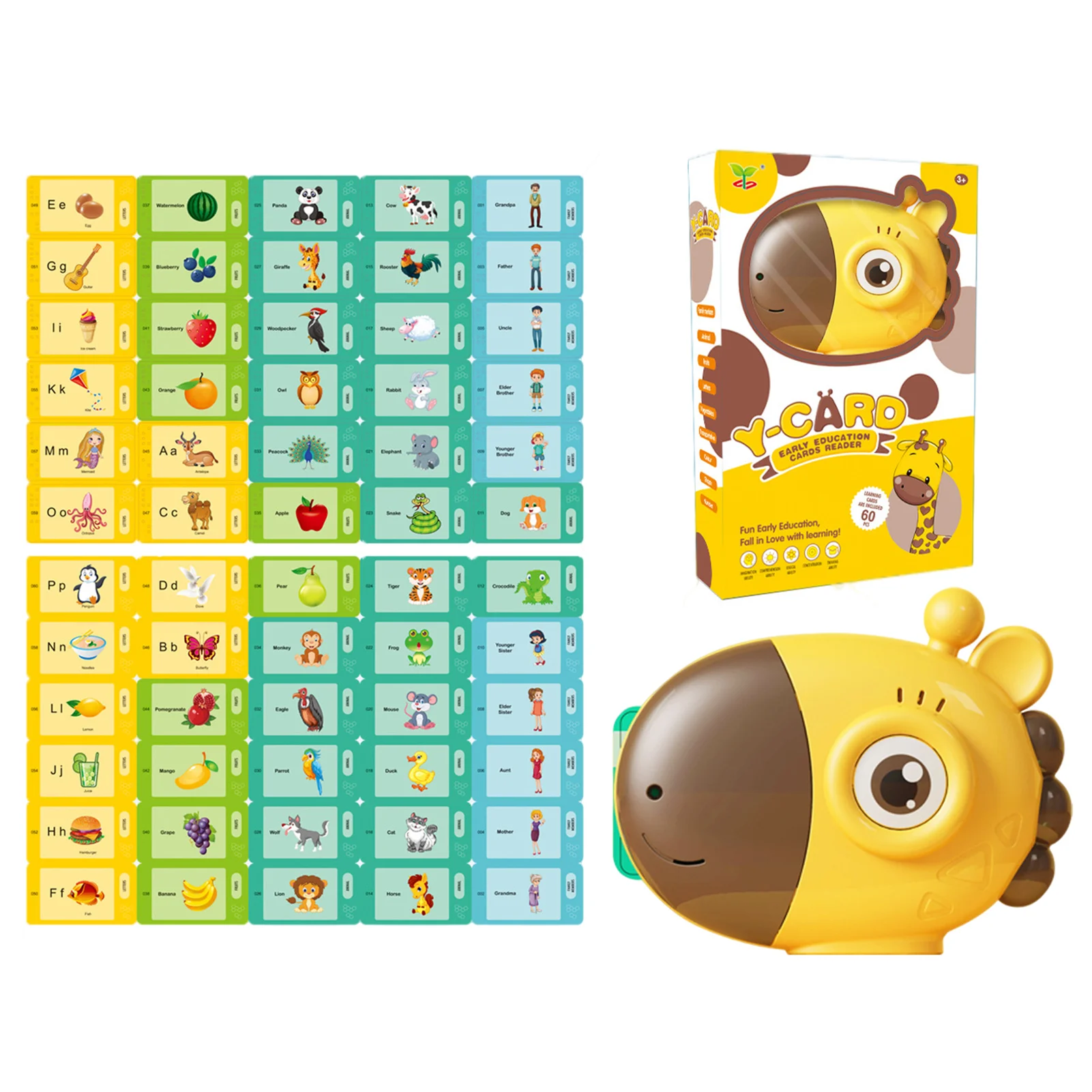 1 Set English Card Reader Speak Learning Children's Enlightenment Toy Giraffe Early Education Story Machine Toys For Fit
1 Set English Card Reader Speak Learning Children's Enlightenment Toy Giraffe Early Education Story Machine Toys For Fit