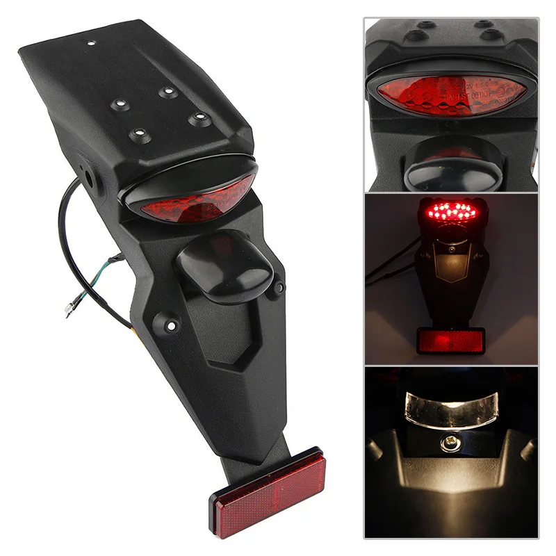 Universal Motorcycle Rear Fender Mudguard LED Brake Tail Light License Plate Light FOR KTM CR EXC WRF 250 400 426 450
Universal Motorcycle Rear Fender Mudguard LED Brake Tail Light License Plate Light FOR KTM CR EXC WRF 250 400 426 450