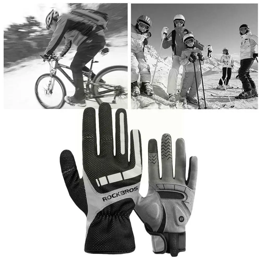 Winter Keep Warm Cycling Windproof Gloves Plus Fleece Full Riding Finger Motorcycle Golves Bike A1a4
Winter Keep Warm Cycling Windproof Gloves Plus Fleece Full Riding Finger Motorcycle Golves Bike A1a4
