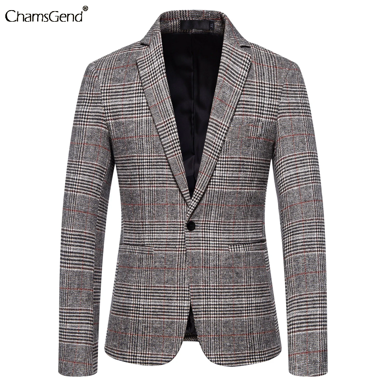 Men's Blazer Suit Elegant Business Gentle Man Winter Vintage Plaid Suits Single Button Blazers Jackets Coat with Pocket
Men's Blazer Suit Elegant Business Gentle Man Winter Vintage Plaid Suits Single Button Blazers Jackets Coat with Pocket