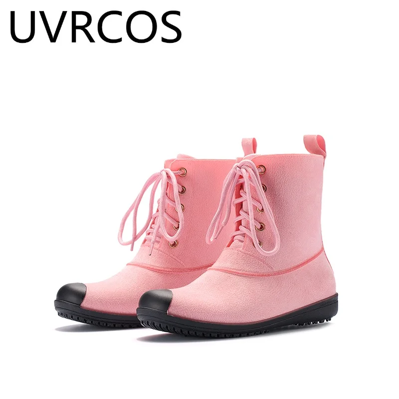 New Candy Color Waterproof Shoes Brand Women Rain Boots Ladies Walking Ankle Rainboots Casual Non-slip Thick Bottom Short Boot
New Candy Color Waterproof Shoes Brand Women Rain Boots Ladies Walking Ankle Rainboots Casual Non-slip Thick Bottom Short Boot