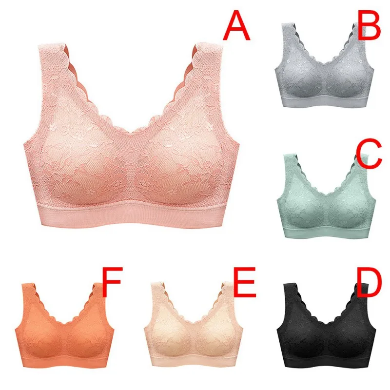 Sport Bra Women Sexy Fashion Shockproof Seamless Breathable Gather The Chest Lace Solid Color Without Steel Ring Sports Bra 
Sport Bra Women Sexy Fashion Shockproof Seamless Breathable Gather The Chest Lace Solid Color Without Steel Ring Sports Bra