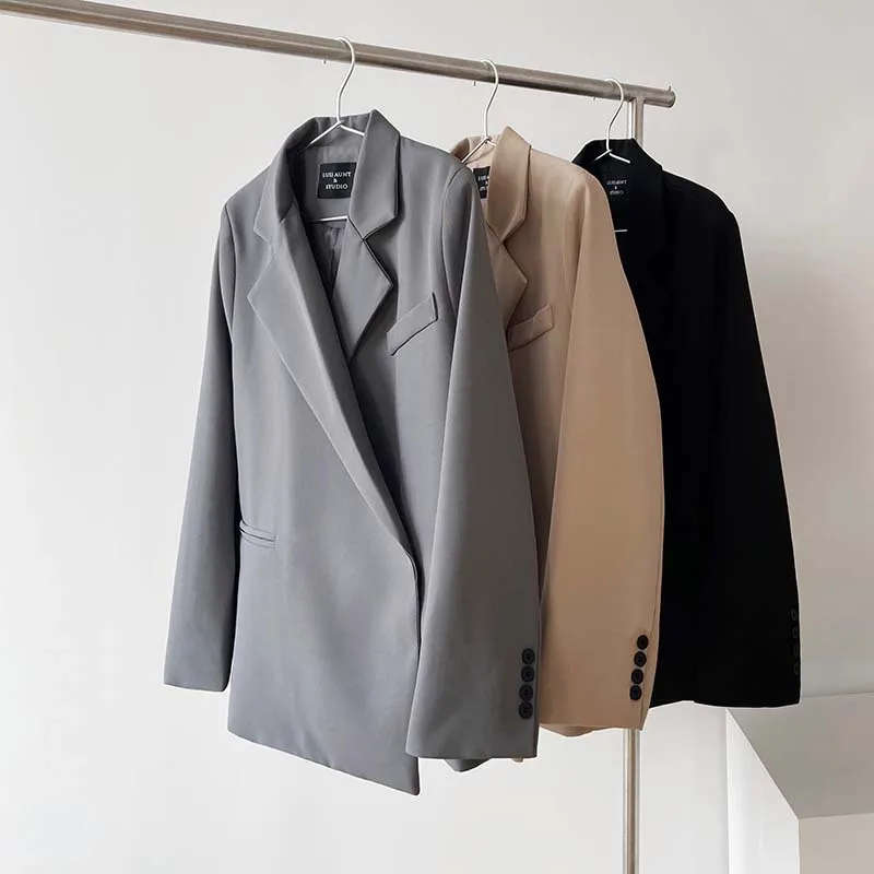 Sister Fara New Spring 2021 Hidden Breasted Blazers Jacket Women Single Pocket Notched Elegant Coat Autumn Office Lady Blazers
Sister Fara New Spring 2021 Hidden Breasted Blazers Jacket Women Single Pocket Notched Elegant Coat Autumn Office Lady Blazers