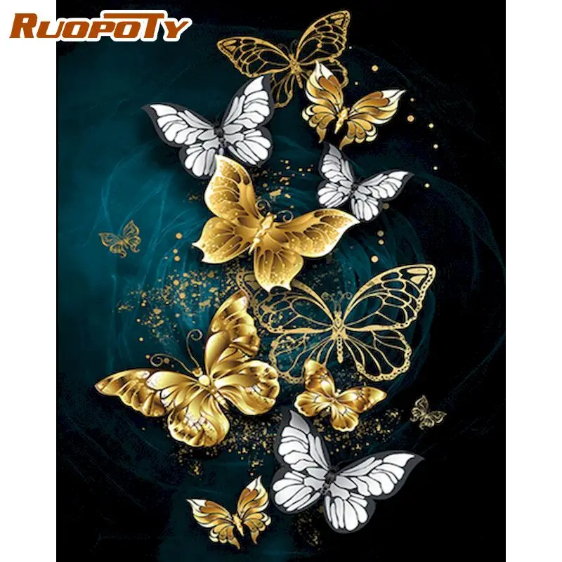 RUOPOTY Frame Painting By Numbers Handmade Diy Paint For Kids Unique Gift Colorful Butterfly Oil Picture Coloring Canvas Wall Ar
RUOPOTY Frame Painting By Numbers Handmade Diy Paint For Kids Unique Gift Colorful Butterfly Oil Picture Coloring Canvas Wall Ar