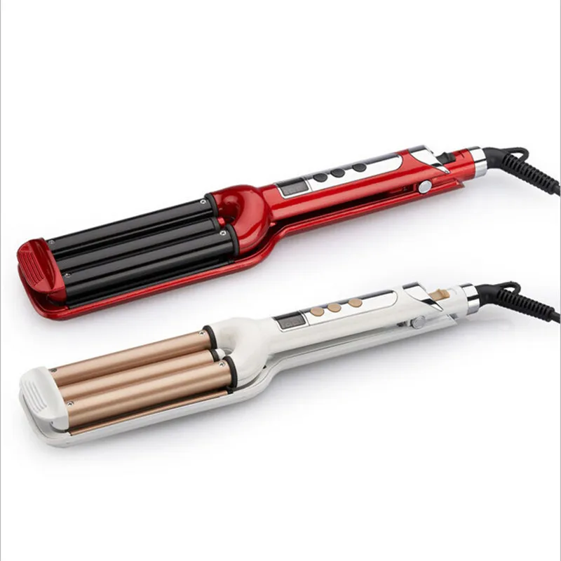 Curly hair artifact Three tube curling iron Liquid crystal display temperature Pear flower head hair curler hair curlers
Curly hair artifact Three tube curling iron Liquid crystal display temperature Pear flower head hair curler hair curlers