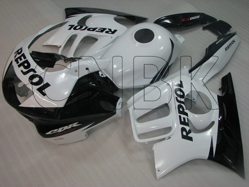 Для Honda Cbr600 1998 Обтекатели CBR600F3 1995 черный белый цвет Abs обтекатель CBR 600 F3 - набор для