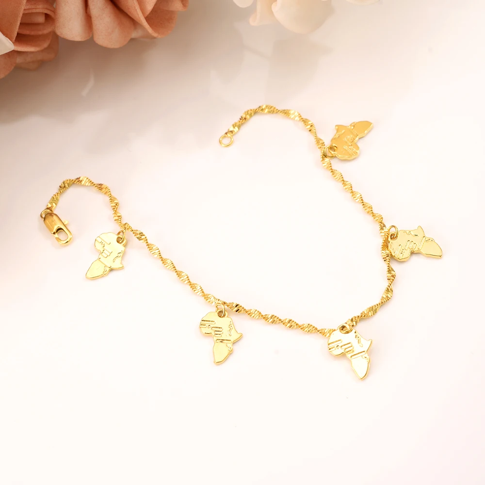 Bangrui 21 cm gold Africa map pendant Chain Bracelet Men Jewelry party Gift Wholesale rendy snake Chain Bracelet
Bangrui 21 cm gold Africa map pendant Chain Bracelet Men Jewelry party Gift Wholesale rendy snake Chain Bracelet