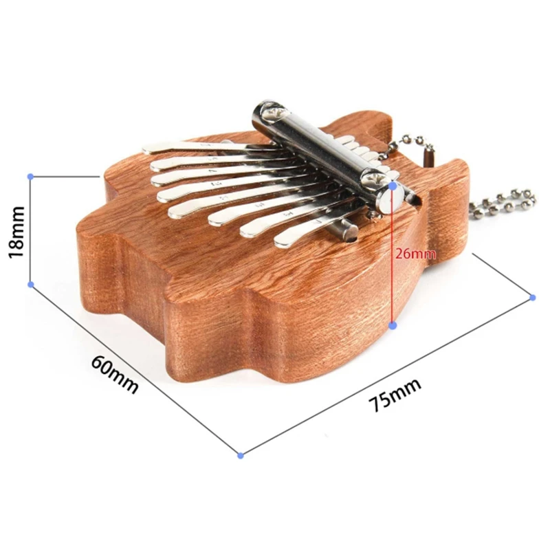 8 Key Mini Kalimba Exquisite Finger Thumb Piano Marimba Musical Good Accessory Pendant Ornament Gift
8 Key Mini Kalimba Exquisite Finger Thumb Piano Marimba Musical Good Accessory Pendant Ornament Gift