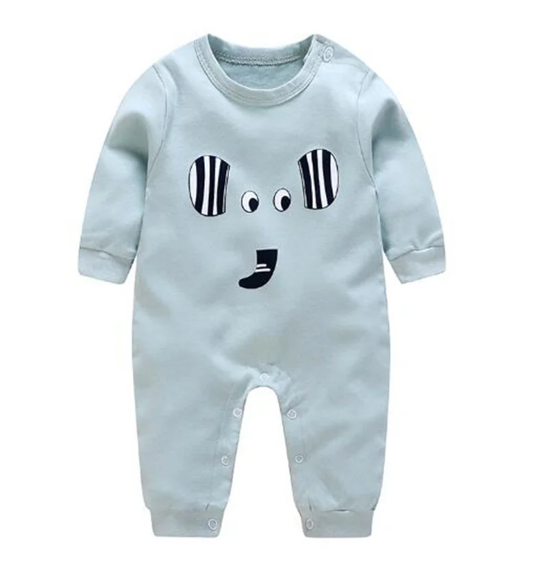 Дешевый костюм Осенняя хлопковая одежда для мальчиков Комбинезон новорожденных