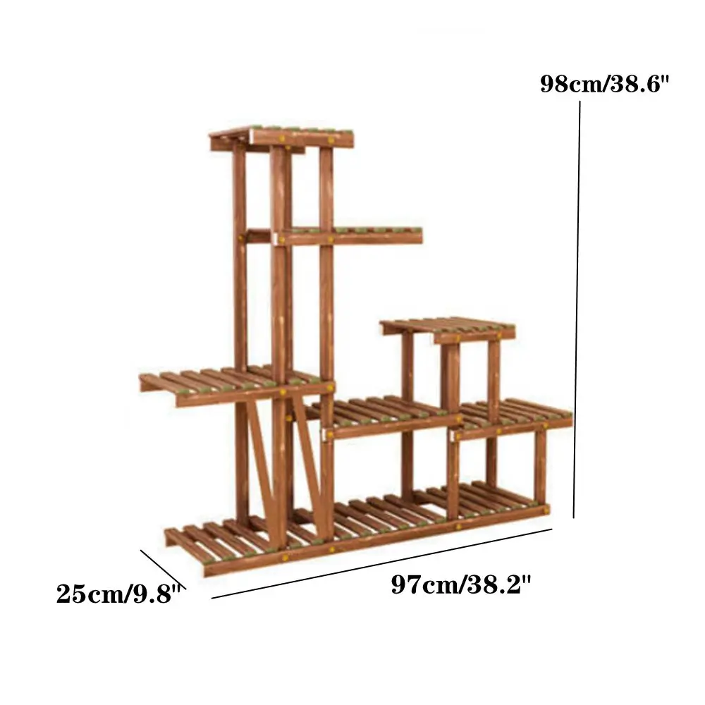 5 Tiers Wooden Flower Rack Plant Stand Multi Flower Stand Shelves Bonsai Display Shelf Yard Garden Patio Balcony Flower Stands
5 Tiers Wooden Flower Rack Plant Stand Multi Flower Stand Shelves Bonsai Display Shelf Yard Garden Patio Balcony Flower Stands
