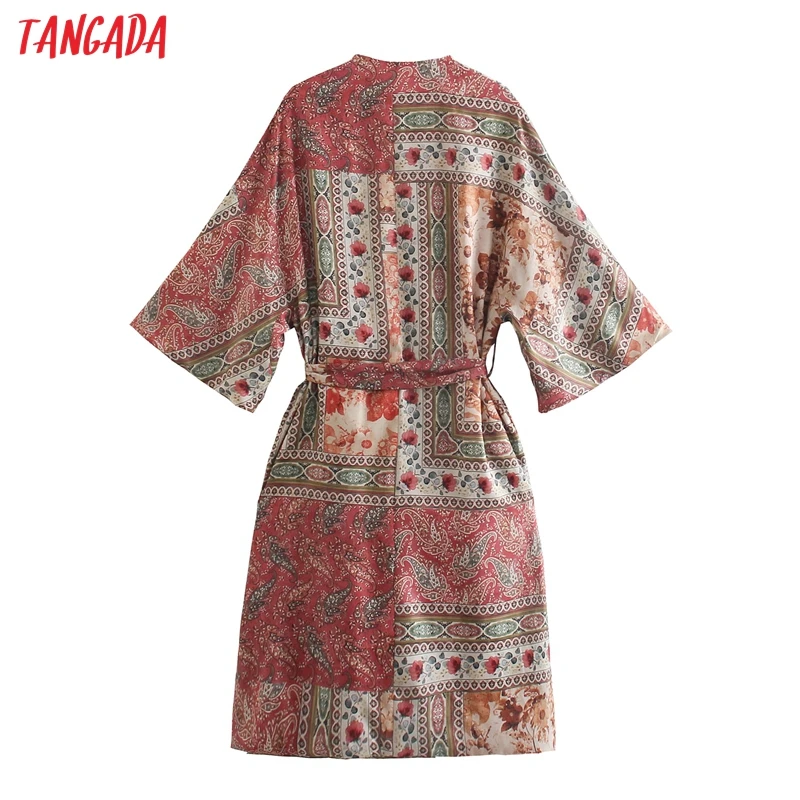 Tangada 2021 Women Vintage Print Casual Long Kimono Coat Female Sashes Chic Open Stitching Beach Tops 5Z108
Tangada 2021 Women Vintage Print Casual Long Kimono Coat Female Sashes Chic Open Stitching Beach Tops 5Z108