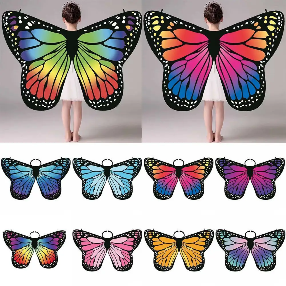 Children Halloween Cloak Colorful Kids Butterfly Party Up Costume For Girls Dressing O5A2
Children Halloween Cloak Colorful Kids Butterfly Party Up Costume For Girls Dressing O5A2