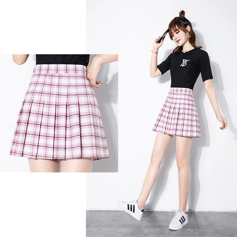 Harajuku Preppy Style Plaid Skirts Mini Cute Japanese School Uniforms Ladies Jupe Kawaii Skirt Saia Faldas Women Pleat Skirt
Harajuku Preppy Style Plaid Skirts Mini Cute Japanese School Uniforms Ladies Jupe Kawaii Skirt Saia Faldas Women Pleat Skirt