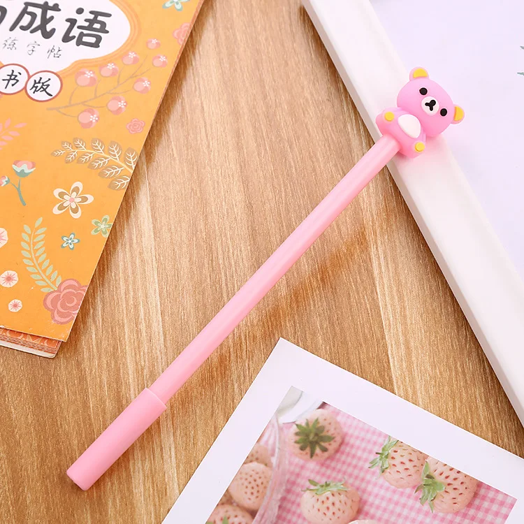 20 pcs Creative Cartoon Bear Gel Pen Cute Student Exam Black Ball Pen Office Supplies Signature Pen Factory Wholesale
20 pcs Creative Cartoon Bear Gel Pen Cute Student Exam Black Ball Pen Office Supplies Signature Pen Factory Wholesale