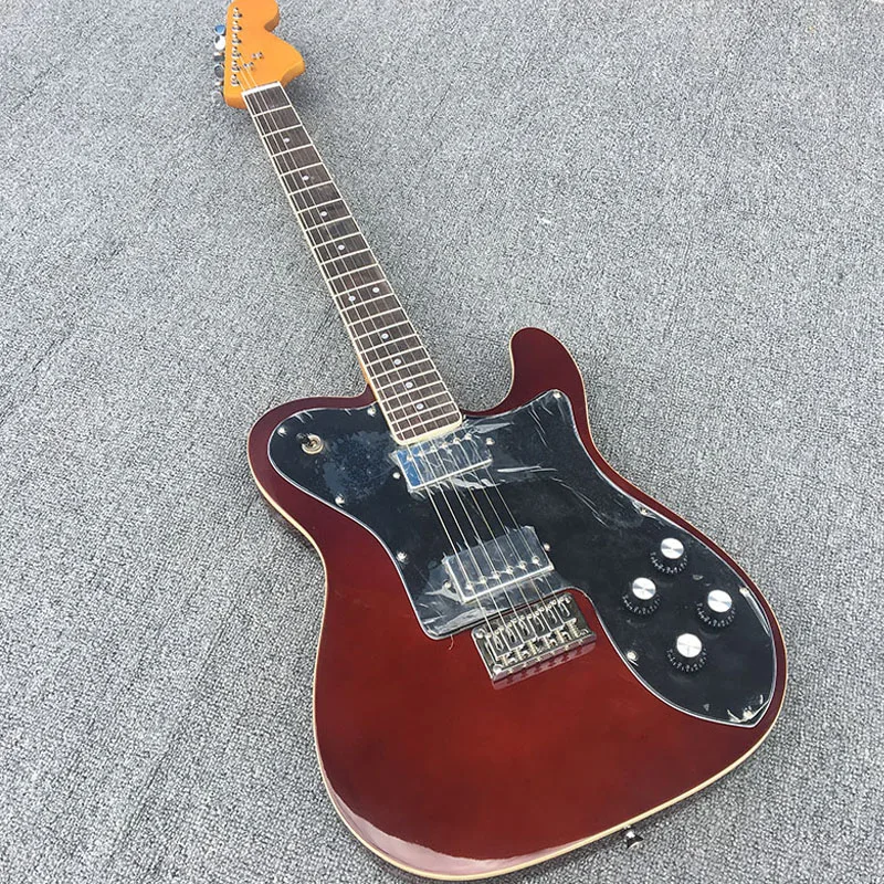 Fast Shipping TL Electric guitar Rosewood fingerboard basswood body Wine Red Gloss Finish can be customized
Fast Shipping TL Electric guitar Rosewood fingerboard basswood body Wine Red Gloss Finish can be customized