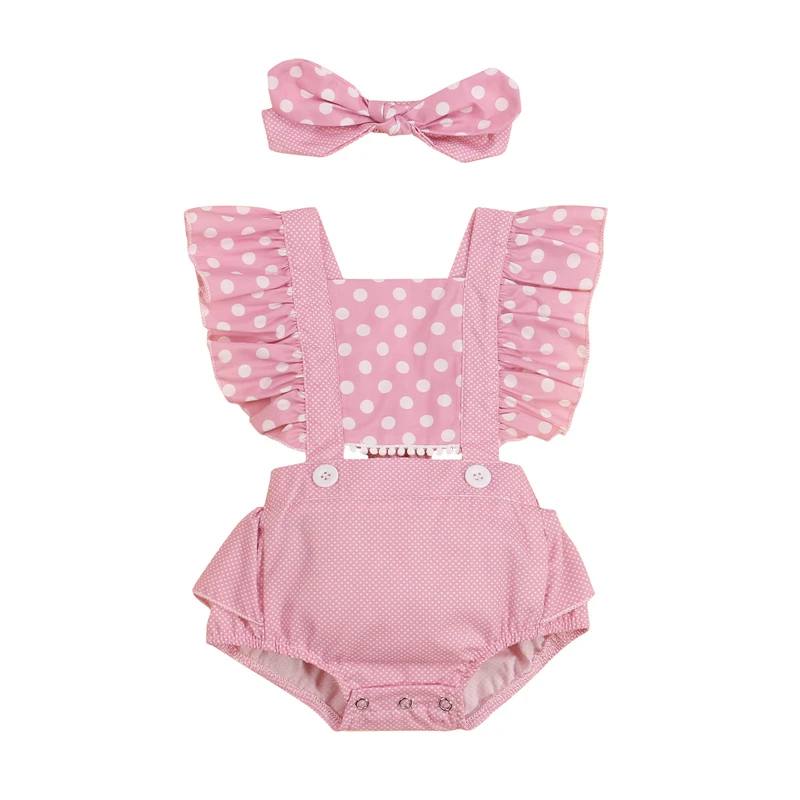 Baby Girls Two-piece Clothes Pink Square Collar Sleeveless Bodysuit and Headdress Lovely Toddler Girls Polka Dot Bodysuits
Baby Girls Two-piece Clothes Pink Square Collar Sleeveless Bodysuit and Headdress Lovely Toddler Girls Polka Dot Bodysuits