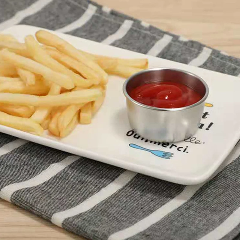 1/5 шт., многоразовые чашки для приготовления пищи из нержавеющей стали 
1/5 шт., многоразовые чашки для приготовления пищи из нержавеющей стали