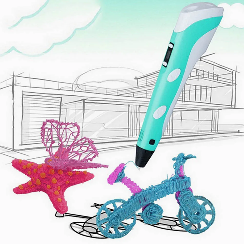 Creative 3D Printing Pen with PLA Filaments Adjustable Temperature Drawing Pen Kids Birthday Educational Toy
Creative 3D Printing Pen with PLA Filaments Adjustable Temperature Drawing Pen Kids Birthday Educational Toy