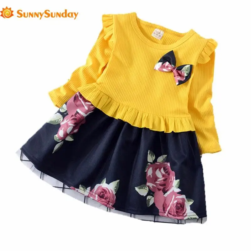 Ins Girl Dress Clothing Spring And Autumn Patchwork Ruffles Long Sleeve Dresses Princess With Bow-Knot Floral Print Mesh Dress
Ins Girl Dress Clothing Spring And Autumn Patchwork Ruffles Long Sleeve Dresses Princess With Bow-Knot Floral Print Mesh Dress