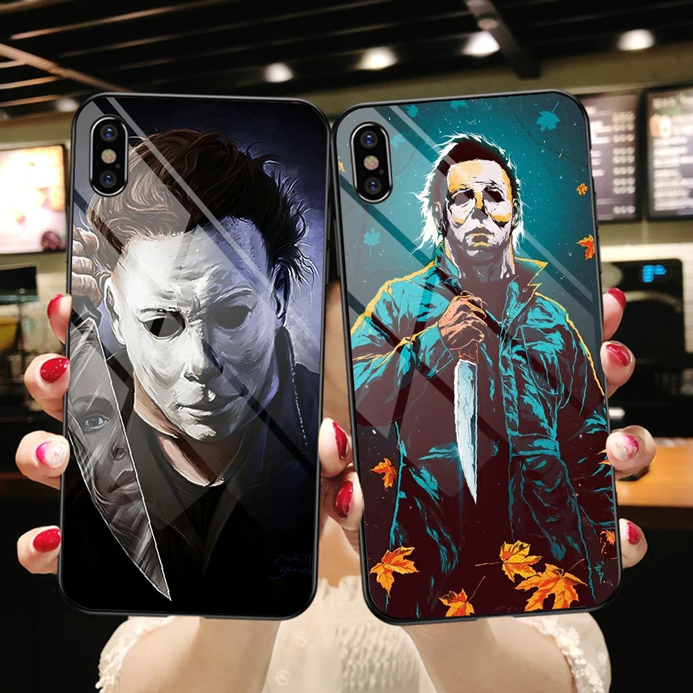 Halloween Kills Michael Myers Horror Tempered Glass Phone Case For iphone SE 2020 6 6S 7 8 11 12 13 Plus X XS XR Pro Max black
Halloween Kills Michael Myers Horror Tempered Glass Phone Case For iphone SE 2020 6 6S 7 8 11 12 13 Plus X XS XR Pro Max black