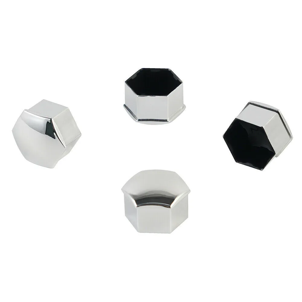 

New Practical Durable Wheel Lug Nut Cap Covers For Tesla Model 3 Model S 18*24mm 20pcs ABS Accessories Plating