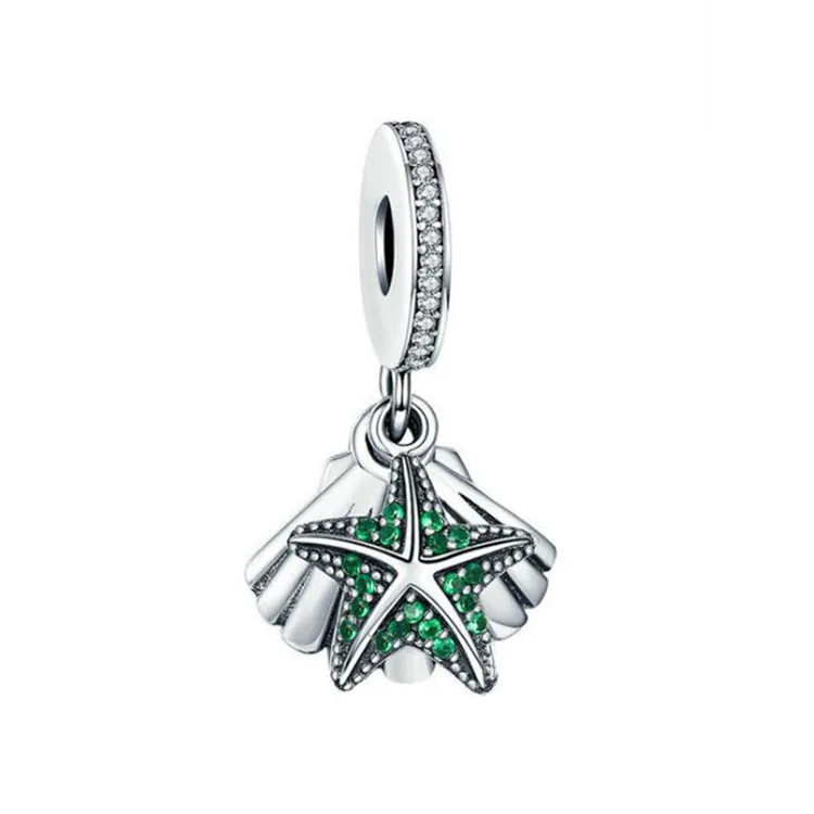 100% S925 Sterling Silver Charm Beads Original PAN Blue Starfish Set Diamond Pendant Charm Bracelets Necklaces Jewelry Gift
100% S925 Sterling Silver Charm Beads Original PAN Blue Starfish Set Diamond Pendant Charm Bracelets Necklaces Jewelry Gift