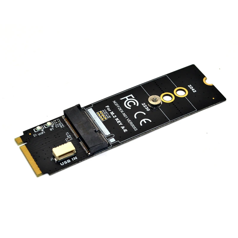 M.2 Wifi адаптер M ключ к A + E-Key слот Wi-Fi Bluetooth сетевая карта NGFF NVMe PCI express SSD порт |