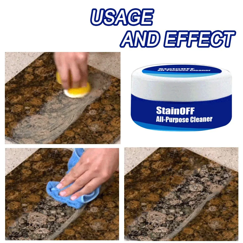 StainOFF All-Purpose Cleaner Remove Stuck-On Dirt Home Cleaning Cleaner Multifunctional Degreasing Cleaning Paste Sponge #Y15
StainOFF All-Purpose Cleaner Remove Stuck-On Dirt Home Cleaning Cleaner Multifunctional Degreasing Cleaning Paste Sponge #Y15