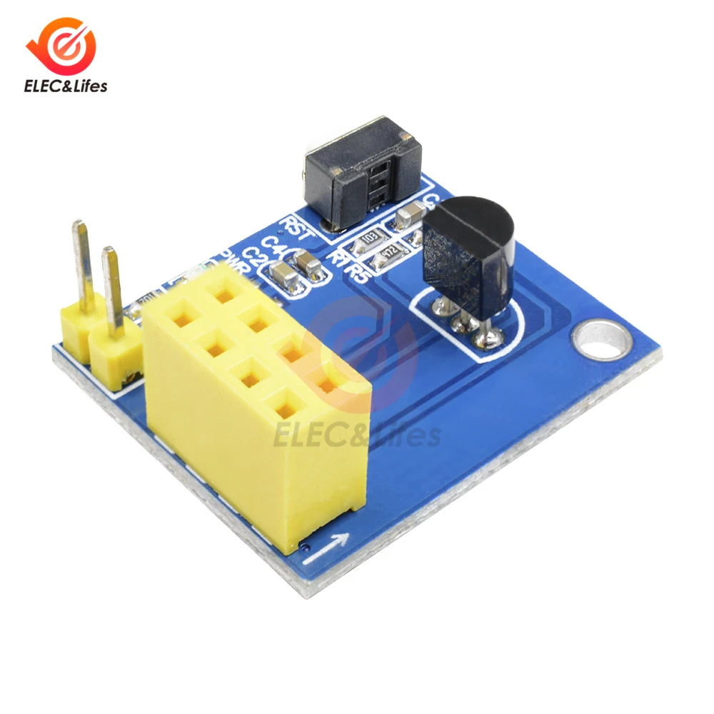Для Arduino ESP8266 ESP01 Φ DS18B20 датчик температуры WIFI плата адаптера беспроводной модуль
Для Arduino ESP8266 ESP01 Φ DS18B20 датчик температуры WIFI плата адаптера беспроводной модуль
