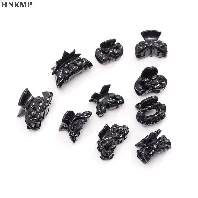 10 Pcs/set Women's Small Black Plastic Hair Claws Fashion Beauty Salon Hair Styling Tools Hair Claws Hairpin Hair Clip
10 Pcs/set Women's Small Black Plastic Hair Claws Fashion Beauty Salon Hair Styling Tools Hair Claws Hairpin Hair Clip
