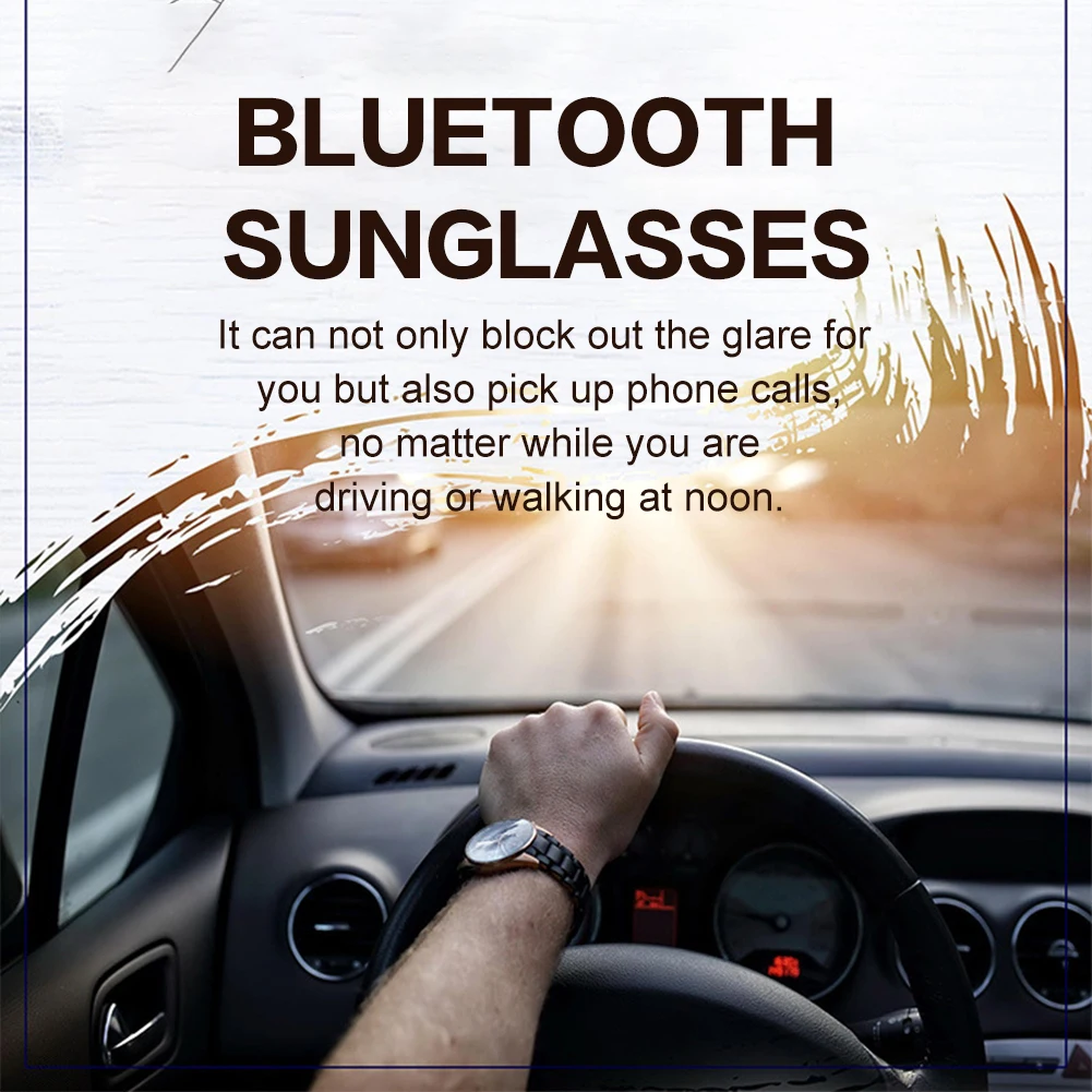 Smart Bluetooth UV400 Sunglasses With Open Ear Headset Polarized Lenses IPX7 Waterproof Hands-Free Calling
Smart Bluetooth UV400 Sunglasses With Open Ear Headset Polarized Lenses IPX7 Waterproof Hands-Free Calling