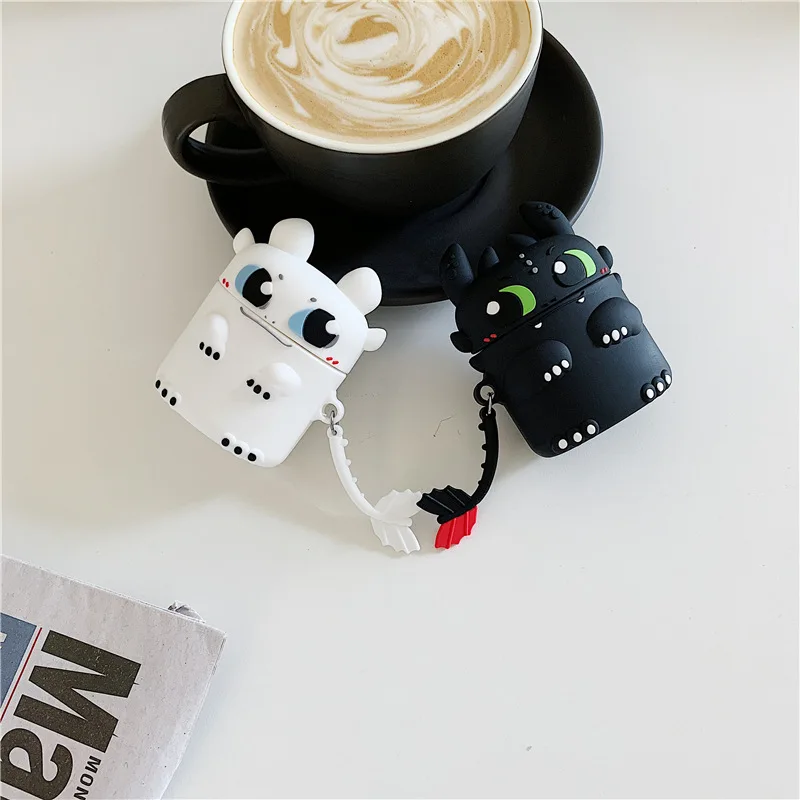 Cute Case for AirPods Silicone Bluetooth Earphone Case for Airpods 2 Cartoon Protective Cover Stereoscopic Dragon Night Fury
Cute Case for AirPods Silicone Bluetooth Earphone Case for Airpods 2 Cartoon Protective Cover Stereoscopic Dragon Night Fury