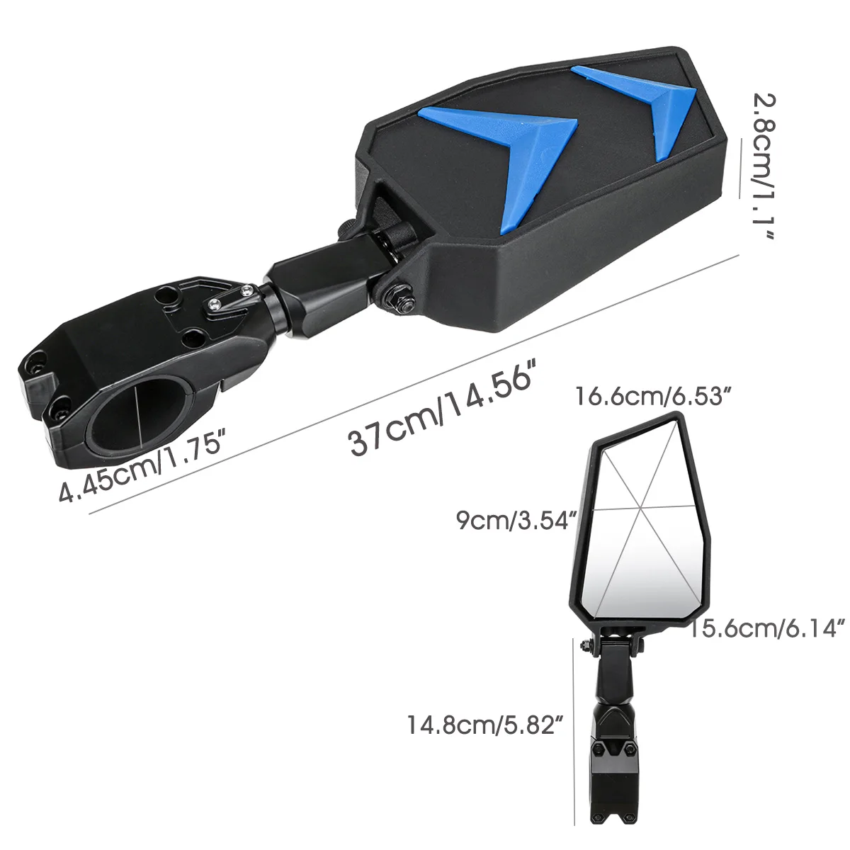 1.75" UTV ATV Scooter Rear View Mirror Adjustable Side Rearview Mirrors Wide Mirror For Polairs RZR 1000 XP 900 XP1000 XP 1000
1.75" UTV ATV Scooter Rear View Mirror Adjustable Side Rearview Mirrors Wide Mirror For Polairs RZR 1000 XP 900 XP1000 XP 1000
