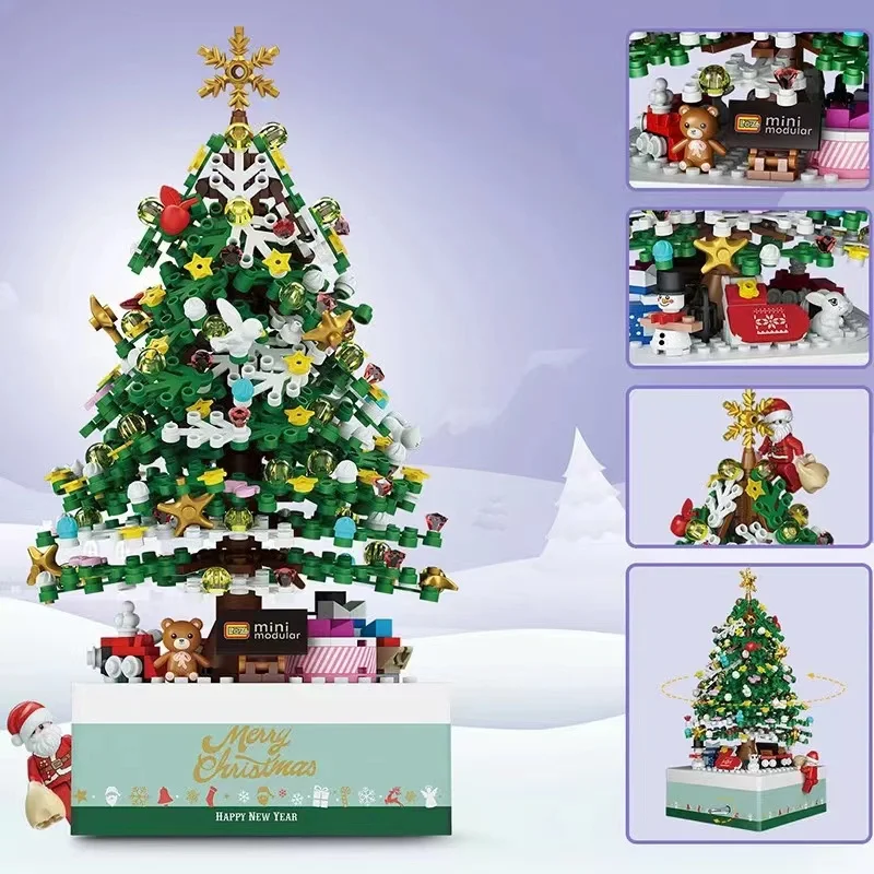 Loz Christmas Trees Blocks Music Box Toys For Children Adults Loz1237 1238 House Building Bricks Xmas Gift New Juguetes Bloques
Loz Christmas Trees Blocks Music Box Toys For Children Adults Loz1237 1238 House Building Bricks Xmas Gift New Juguetes Bloques