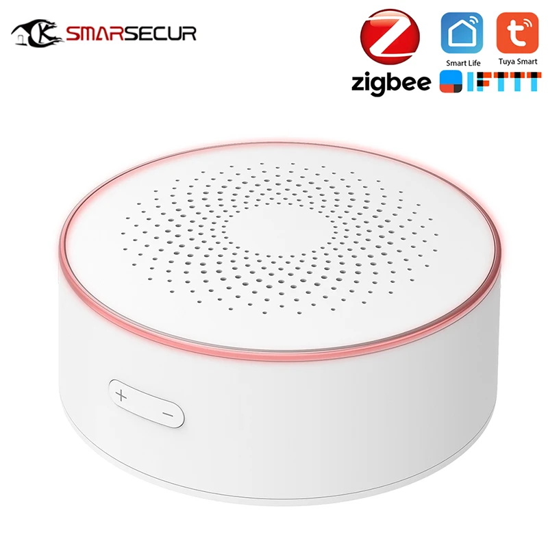 

Беспроводная Wi-Fi сирена Zigbee Tuya, детектор сигнализации с беспроводным звуком, работает с приложением
