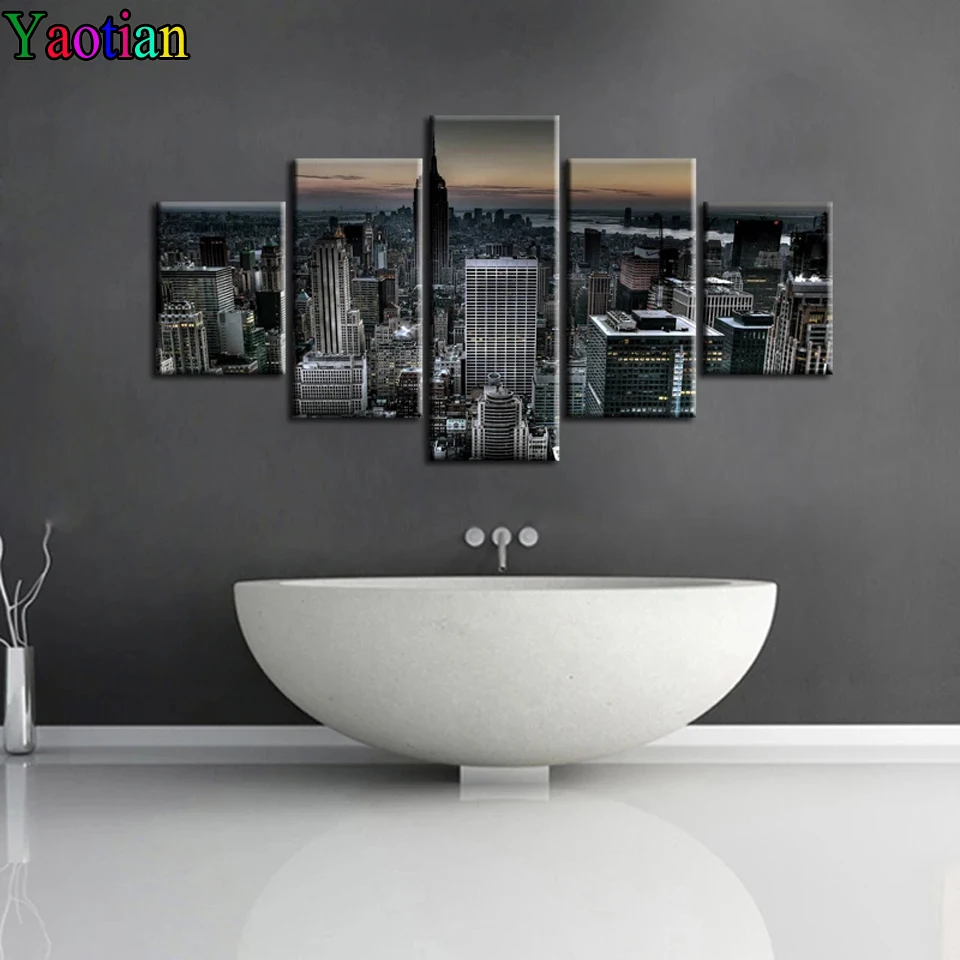 5D DIY Diamond Painting 5 pieces / set of Beautiful city landscape Full Drill Diamond Embroidery Cross Stitch Mosaic Handmade
5D DIY Diamond Painting 5 pieces / set of Beautiful city landscape Full Drill Diamond Embroidery Cross Stitch Mosaic Handmade